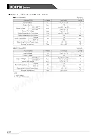 XC6118N50DGR-G Datasheet Page 4