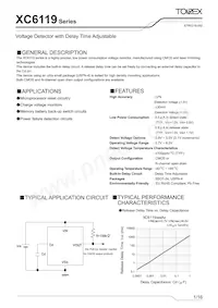 XC6119N18ANR-G Datenblatt Cover