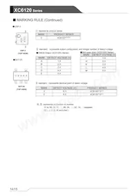 XC6120C102HR-G Datasheet Pagina 14