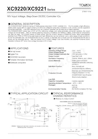 XC9221A09AMR-G Datenblatt Cover