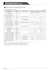 XC9221A09AMR-G Datasheet Pagina 4