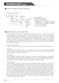 XC9221A09AMR-G Datasheet Pagina 6