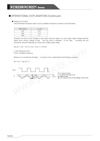 XC9221A09AMR-G Datasheet Pagina 10