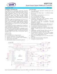 XRP7704ILB-1003-F Datasheet Cover