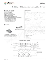 A6841SLWTR-20-T Datasheet Cover