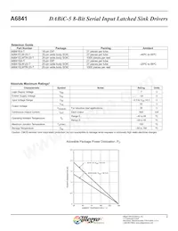 A6841SLWTR-20-T Datasheet Pagina 2