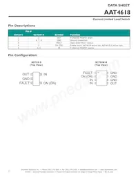 AAT4618IGV-0.5-1-T1數據表 頁面 2