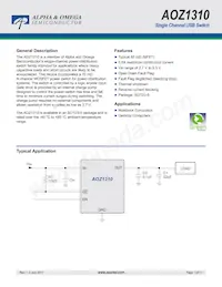 AOZ1310CI-1 Datasheet Copertura