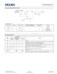 AP2301AM8-13 Datasheet Pagina 2