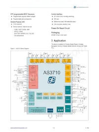 AS3710-BQFR-FF Datasheet Pagina 2