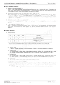 BA6920FP-Y Datasheet Page 11