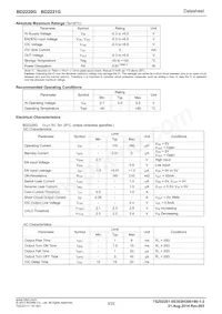 BD2221G-TR Datasheet Page 3