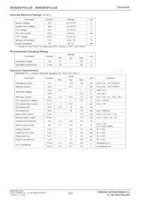 BD82065FVJ-LBE2 Datasheet Page 3