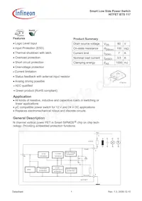 BTS117E3044ANTMA1 Datasheet Copertura