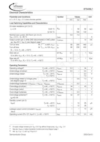 BTS426L1 E3062A Datasheet Pagina 3