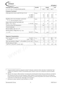 BTS426L1 E3062A Datasheet Pagina 4