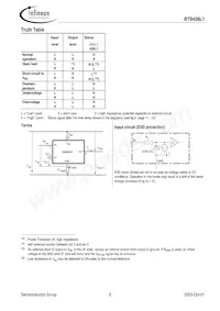 BTS426L1 E3062A數據表 頁面 6