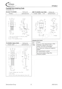 BTS426L1 E3062A Datasheet Pagina 13