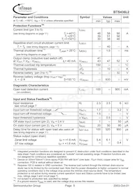 BTS436L2G Datenblatt Seite 5