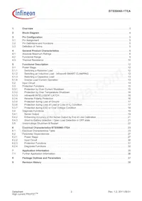 BTS50060-1TEA Datasheet Page 2
