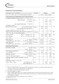 BTS728L2數據表 頁面 4