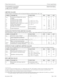 BUK100-50GL Datasheet Pagina 2