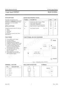 BUK118-50DL Datasheet Cover