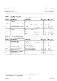 BUK118-50DL Datasheet Page 3