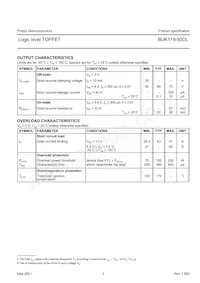 BUK119-50DL Datasheet Page 3
