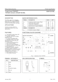 BUK125-50L Datasheet Copertura