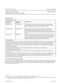 BUK125-50L Datasheet Pagina 7