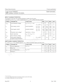 BUK129-50DL數據表 頁面 4