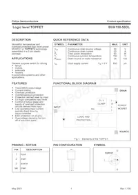 BUK150-50DL Datasheet Cover