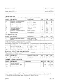 BUK150-50DL Datasheet Page 2