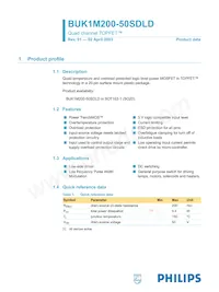 BUK1M200-50SDLD Datasheet Cover