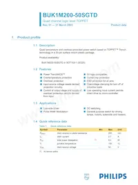 BUK1M200-50SGTD Datenblatt Cover