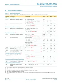 BUK1M200-50SGTD數據表 頁面 6