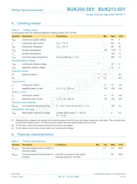 BUK213-50Y Datasheet Page 4