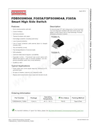 FDBS09H04A-F085A Datasheet Copertura