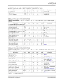 HV7355K6-G Datasheet Pagina 5