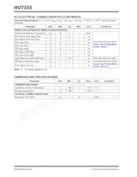 HV7355K6-G Datasheet Pagina 6