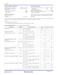 ICL7673CBA-T Datasheet Page 3