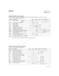 IR6210STRL Datasheet Page 2