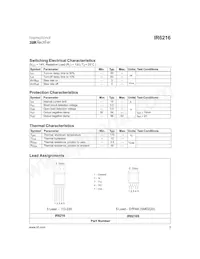 IR6216S Datasheet Page 3