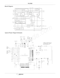 ISL6580CR-T Datasheet Pagina 2