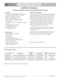 IXDS502D1B Datasheet Cover