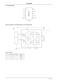 LB1930M-TLM-E Datasheet Pagina 3