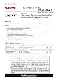 LV8747T-TLM-E Datasheet Copertura