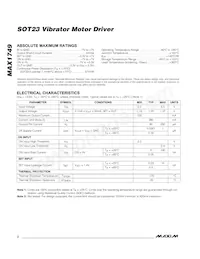 MAX1749EUK-T Datasheet Page 2