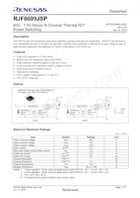 RJF0609JSP-00#J0 Datasheet Copertura